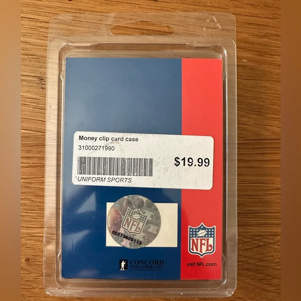 Vintage NFL San Francisco 49ers Money Clip Card Holder NWT